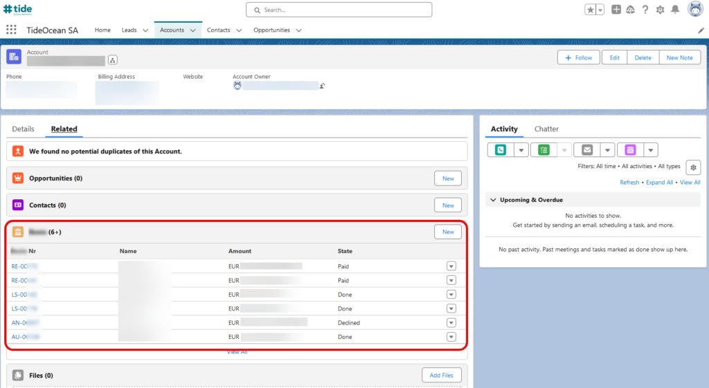 ERP-Anbindung an die Salesforce Sales Cloud - Mayoris AG